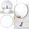 Round Bathroom 80cm HD Mirror Wall Mirror Silver Bedroom Makeup Dressing Mirror