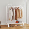Heavy Duty Double Clothes Rail Hanging Rack Garment Display Stand Storage Shelf