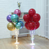 72cm LED Plastic Balloon Accessory Base Kit Table Support Holder Cup Stick Stand
