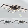 LED Ceiling Light Modern Chandelier Lamp Black Frame Living Room Bedroom Pendant