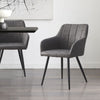 2 Pcs Dining Chairs Armchair PU / Velvet Kitchen Dining Room Restaurant Office