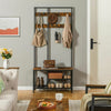 HOOBRO Coat Rack Stand Hall Tree Free Standing Coat Stand Entryway Storage Shelf