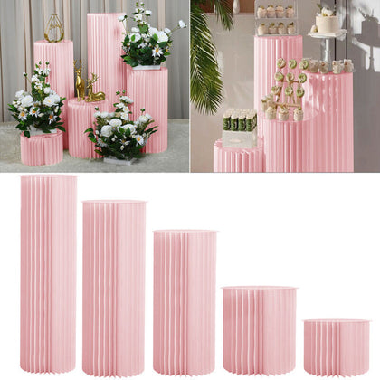 Clear Top Cake Display Flower Plant Stand for Wedding Birthday Table Centrepiece