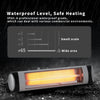 2500W Outdoor Garden Hanging Electric Patio Heater Indoor Warmer Manual switch