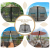 Adjustable Umbrella Mosquito Netting Patio Mesh Screen 2 Double-Zippere