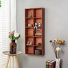 Floating Shelves Wooden Wall Shelf Deco Office Book Storage Hanging Display Rack
