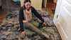 Large Fluffy Rugs Shaggy Rug Living Room Bedroom Anti-Slip Soft Carpet Floor Mat