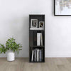 vidaXL Corner Cabinet High Gloss Black 33x33x100 cm Chipboard GHB