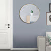 40-80cm Round Wall Mounted Mirror Bathroom Bedroom Makeup Dressing Vanity Decor