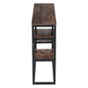 2 Tier Industrial Vintage Console Table Antique Metal Furniture Storage Hallway