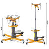 Pro Swivel Hydraulic Transmission Jack Car Lift 0.5Ton 2 Stage Dual Spring Hoist