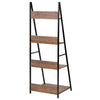 4 Tier Ladder Shelf Bookcase Display Storage Unit Free Standing Living Room