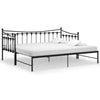 Pull-out Sofa Bed Frame Black Metal 90x200 cm GHB