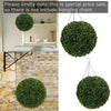 2x Natural Artificial 38cm Boxwood Ball Topiary Indoor/Outdoor Hanging Pot Plant