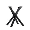Industrial Dining Table Legs Metal Table Stand DIY Furniture X Cross Frame Legs