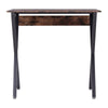 Rustic Oak Console Table Narrow Hallway Desk Antique Console Hall Table Display