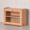Bamboo Bread Box Large Natural Wood Countertop Bread Storage Shelf Bin Container