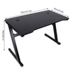 120cm Gaming Table Z Shape Stable Home Computer Desk For Gaming Monitor Keyboard