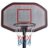 Portable Basketball Hoop Adjustable Basketball Stand Hoop Net 218.5-306.5cm