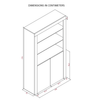 Cabinet Sideboard 170cm Cupboard Display High Gloss / Matt Doors With Free LED