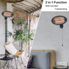 2KW Electric Quartz Outdoor Free Standing Garden Patio Heater Quartz Warmer NEW