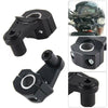 2x Universal 7/8'' 22mm Motorcycle HandleBar Handle Fat Bar Mount Clamps Riser