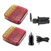 LED Magnetic Wireless Rear Tail Lights Battery Operated USB Tow Tail Trailer UK