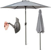 Large Garden Parasol 3M 2.7M Outdoor Patio Umbrella Sun Shade Canopy Tilt Crank