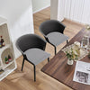 Set of 4 Dining Chairs Set Plastic Seat PADDED SEAT Home Dining Room Restaurants