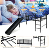 Sliding Loft Children Single Bed Mid Sleeper Steel Bed Frame W/Safety Guardrails