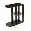 Modern 2 Tier Side End Tables Coffee Tray Sofa Bed Side Console Stand Home
