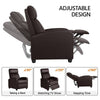 Recliner Chair Adjustable Leather Sofa Living Room Armchair for Home Bedroom