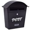 Exlarge Lockable Mailbox Post Letter Box Newspaper Holder Stainless Wall Mounted