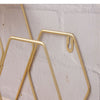 Vintage Metal Dual Hexagon Wall Shelf Books Ornament Storage Holder Display Rack