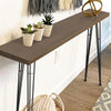 Elegant Console Table Wooden Entryway Side Table Hallway Furniture Industrial