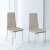 Multi-Type Tempered Glass Dinning Table Set Cafe Bar Restaurant Table w/2/4Chair