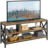 TV Stand TV Console Table with Storage Shelves Rustic TV Cabinet for Living Room