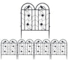 5PCS Heavy Duty Metal Garden Fence Border Panels Flowers Plants Barrier Trellis