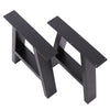 2x Industrial Metal Steel Table Legs Trapezium Shape Coffe Table Bench Furniture