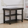3 Tier Wooden Shoe Rack Bench Organiser Holder Stand Hallway Storage Shelf Seat