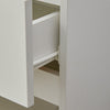 2 Drawers White Bedside Cabinet Storage Nightstand Bedroom Chest Of Drawers
