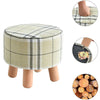 Small Footstool Foot Rest Stool Pouffe Ottoman For Living Room Removable Cover