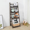 43" Tall Wooden Ladder Shelf Classic Plant Stand Bookcases Shelving Unit Rack