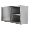 Commercial Stainless Steel Wall Cabinet Hanging Cabinet Sliding Doors Cupboard