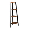 4 Tiers Corner Shelf Shelves Ladder Plant Stand Bookcase Storage Rack UK