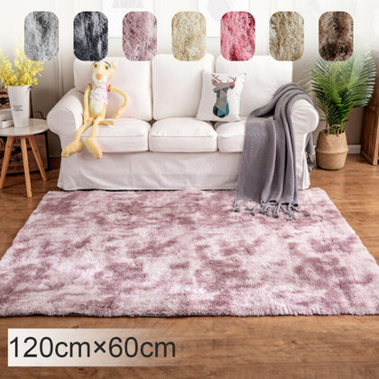 60x120cm Fluffy Rugs Anti-Slip Shaggy Soft Carpet Mat Living Room Floor Bedroom