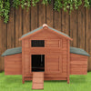 Large Chicken Elevated Coop Hen Poultry Ark House with Nest Box Lift Up Lid Roof