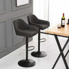 2/4x Bar Stools Gas Lift Swivel Stool Vilvet Breakfast Kitchen Cafe Chairs