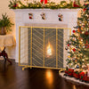 Gold Screen Spark Guard Kids Pet Fireplace Safety Protector W/ Stable Support