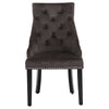 2/4 Dining Room Chairs Tufted Velvet Studded Dining Chair Accent Chair Kitchen